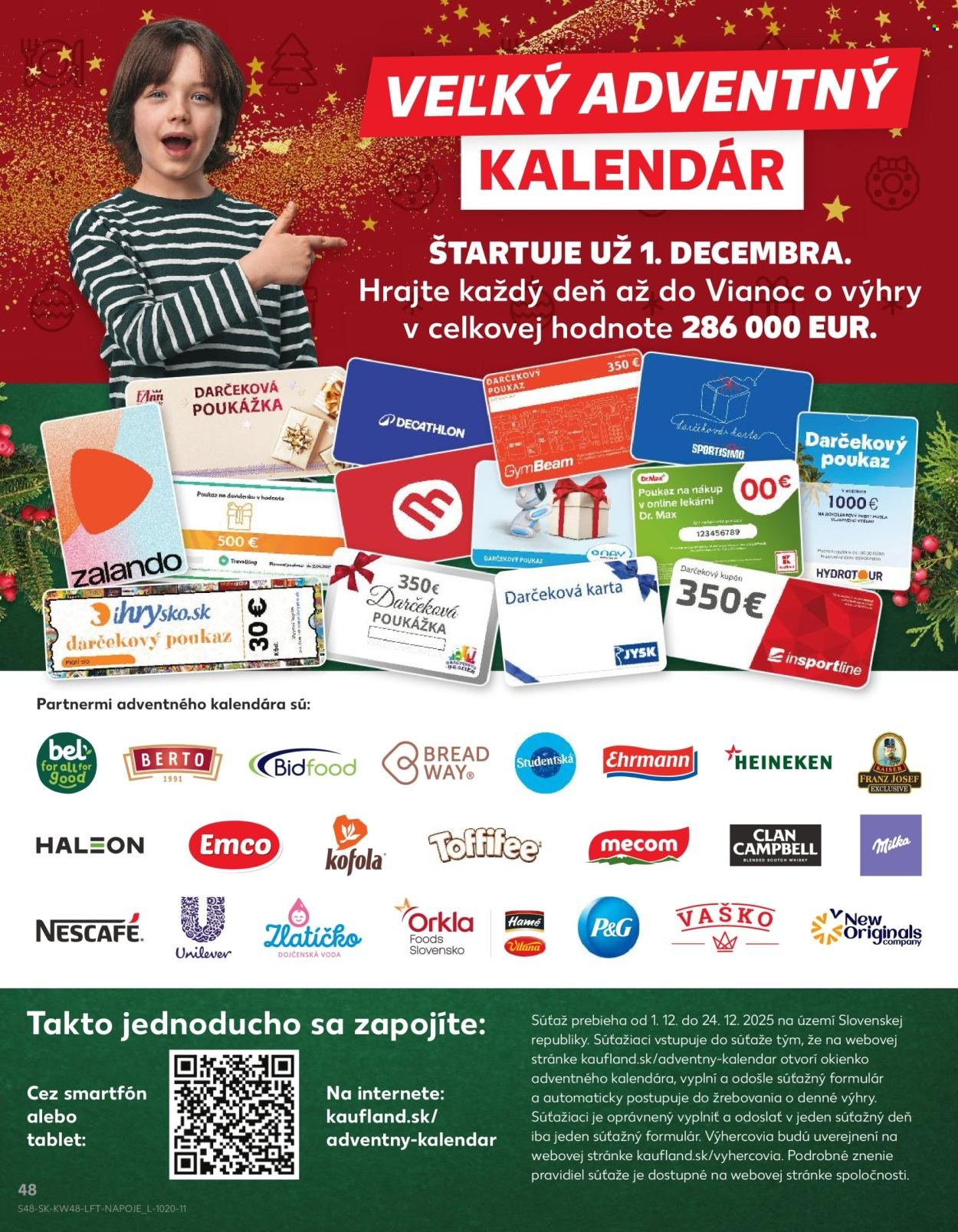 KAUFLAND leták - Od štvrtka 27.11.2025 (2025-11-27 - 2025-12-03) | 48