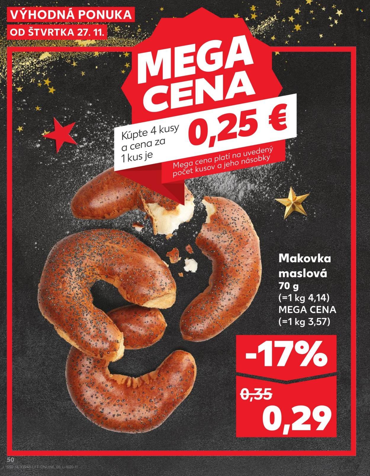 KAUFLAND leták - Od štvrtka 27.11.2025 (2025-11-27 - 2025-12-03) | 50