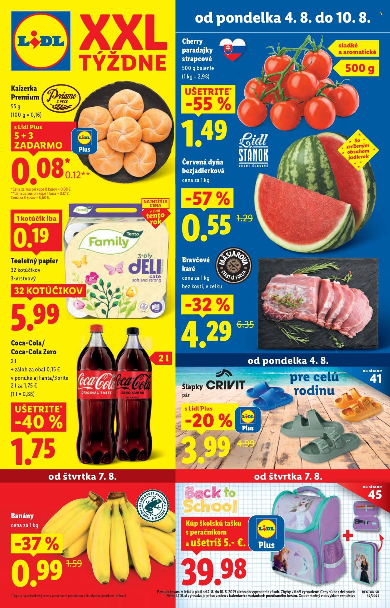 LIDL leták - Od pondelka 4.8.2025 (2025-08-04 - 2025-08-10) | 1