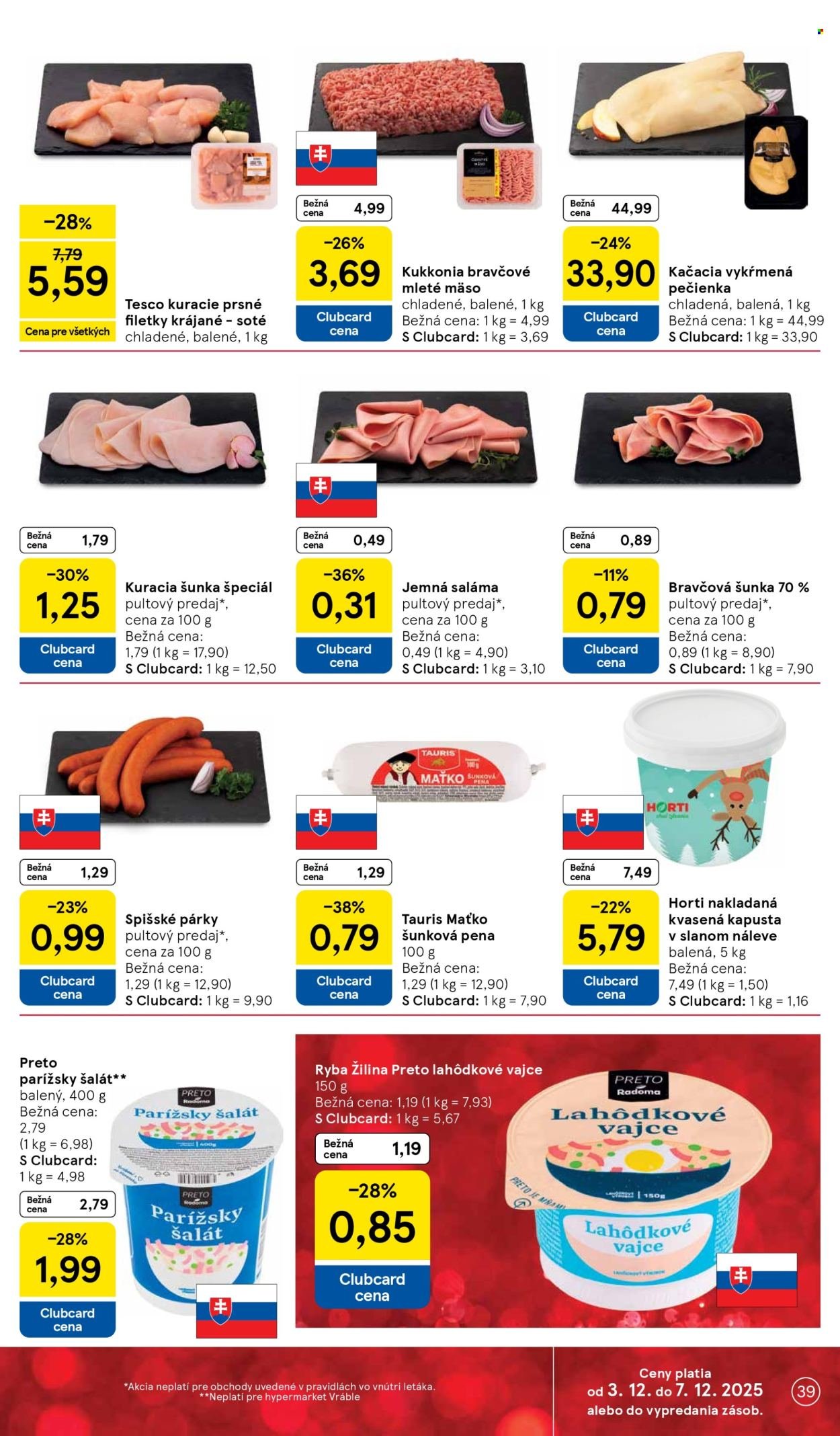 TESCO leták - Od stredy 3.12.2025 (2025-12-03 - 2025-12-07) | 39