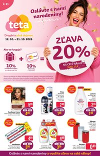 TETA DROGERIE leták - Od pondelka 12.10.2026