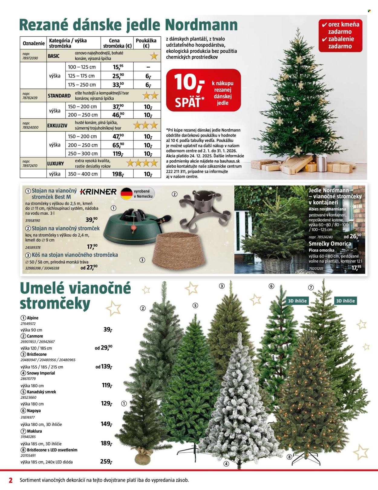 BAUHAUS leták - Od pondelka 8.12.2025 (2025-12-08 - 2025-12-31) | 2