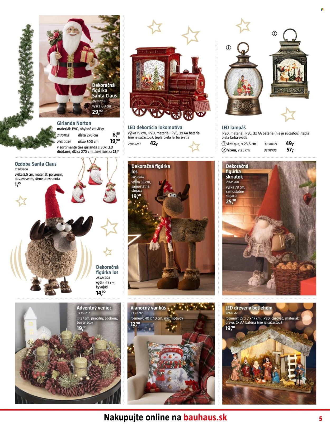 BAUHAUS leták - Od pondelka 8.12.2025 (2025-12-08 - 2025-12-31) | 5