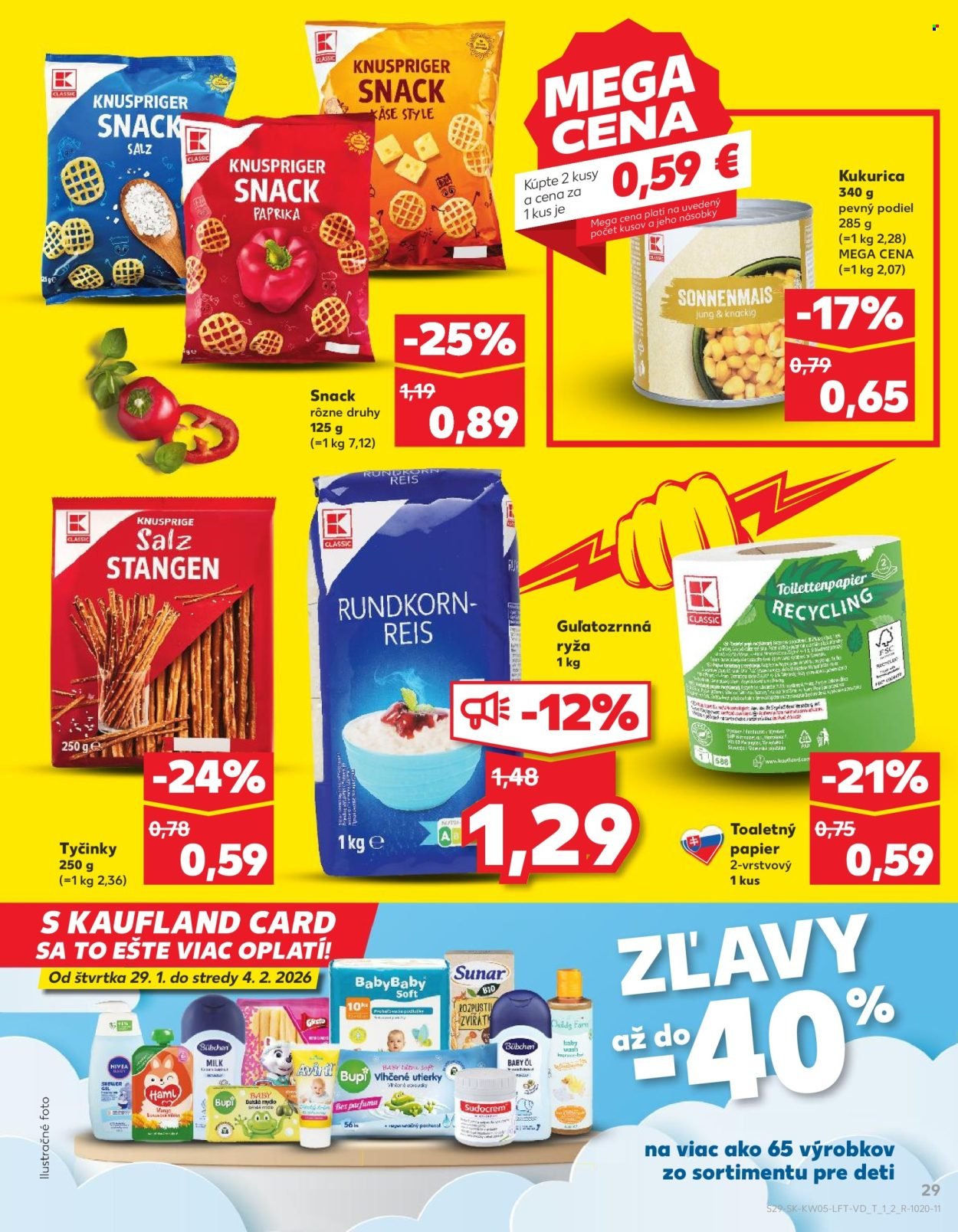 KAUFLAND leták - Od štvrtka 29.1.2026 (2026-01-29 - 2026-02-04) | 29