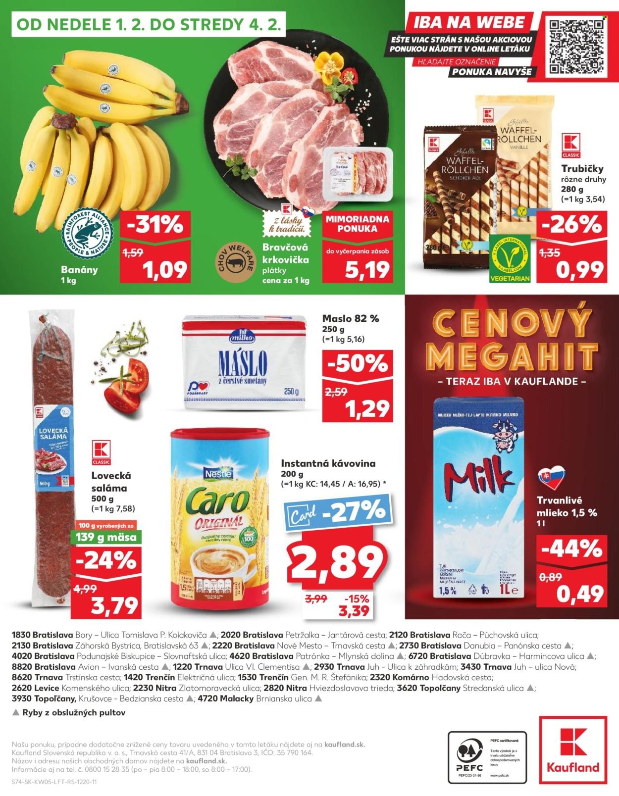 KAUFLAND leták - Od štvrtka 29.1.2026 (2026-01-29 - 2026-02-04) | 74