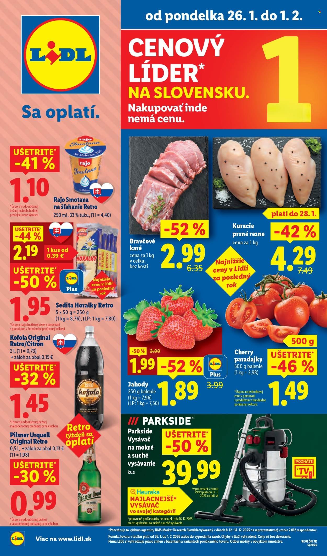 LIDL leták - Od pondelka 26.1.2026 (2026-01-26 - 2026-02-01) | 1