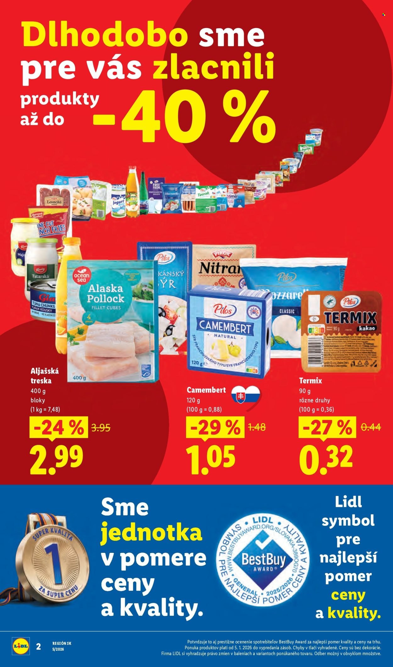 LIDL leták - Od pondelka 26.1.2026 (2026-01-26 - 2026-02-01) | 2