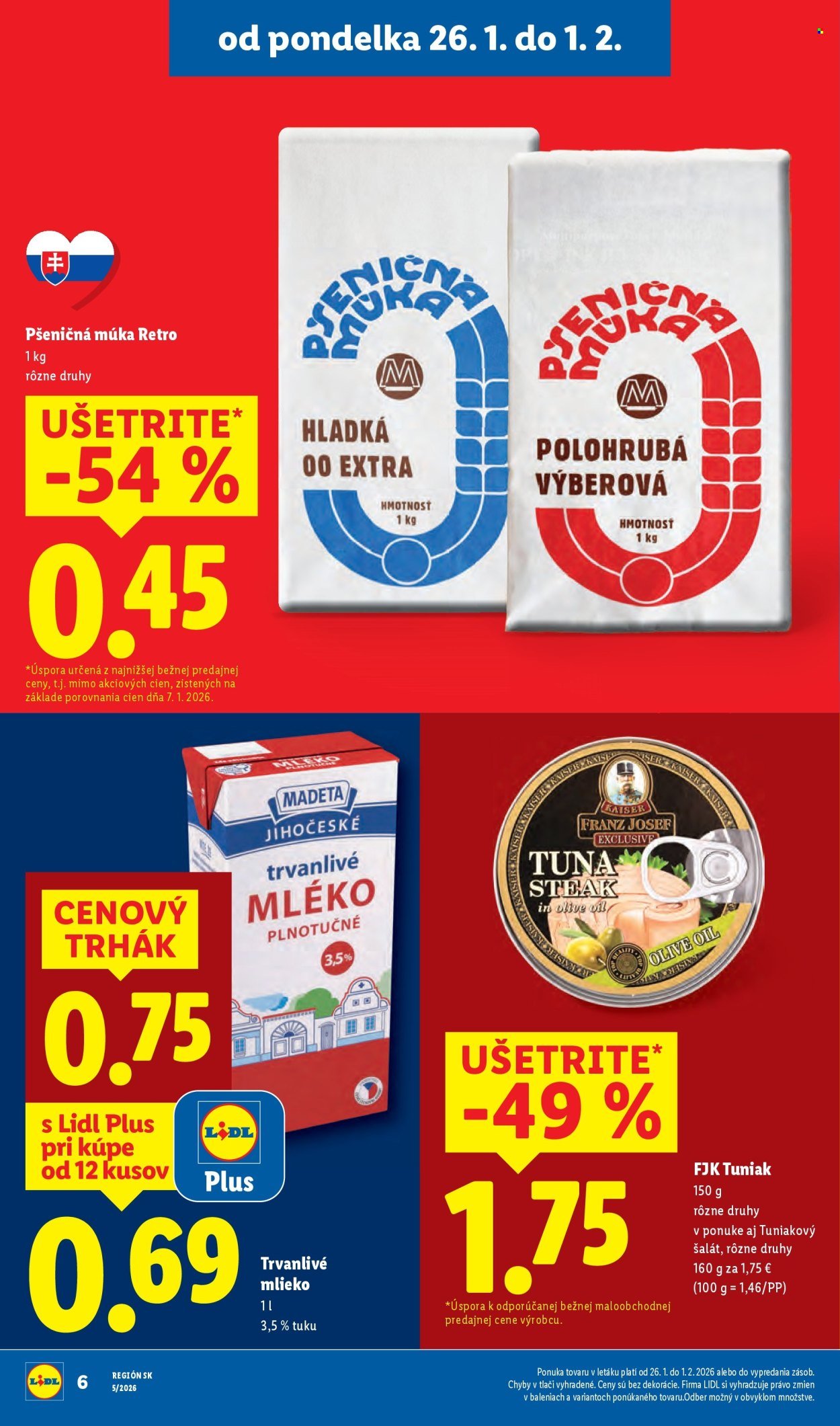 LIDL leták - Od pondelka 26.1.2026 (2026-01-26 - 2026-02-01) | 6
