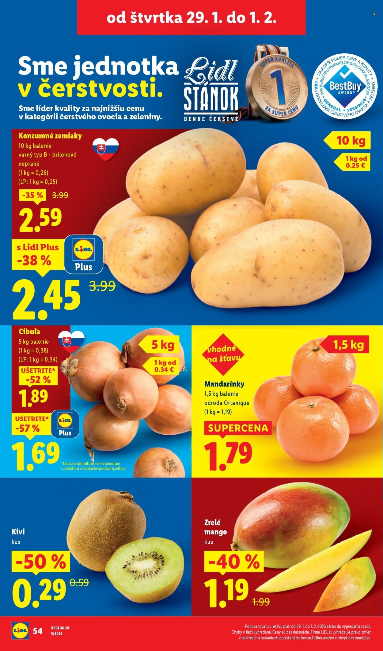 LIDL leták - Od pondelka 26.1.2026 (2026-01-26 - 2026-02-01) | 66