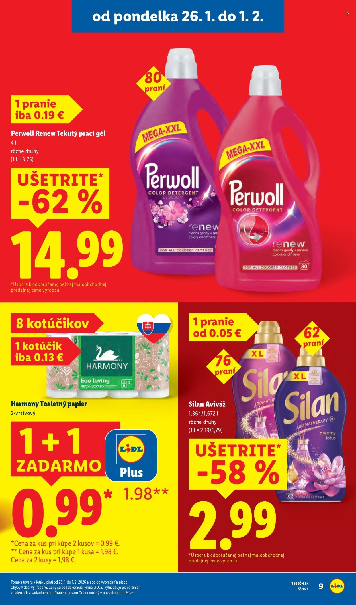 LIDL leták - Od pondelka 26.1.2026 (2026-01-26 - 2026-02-01) | 9