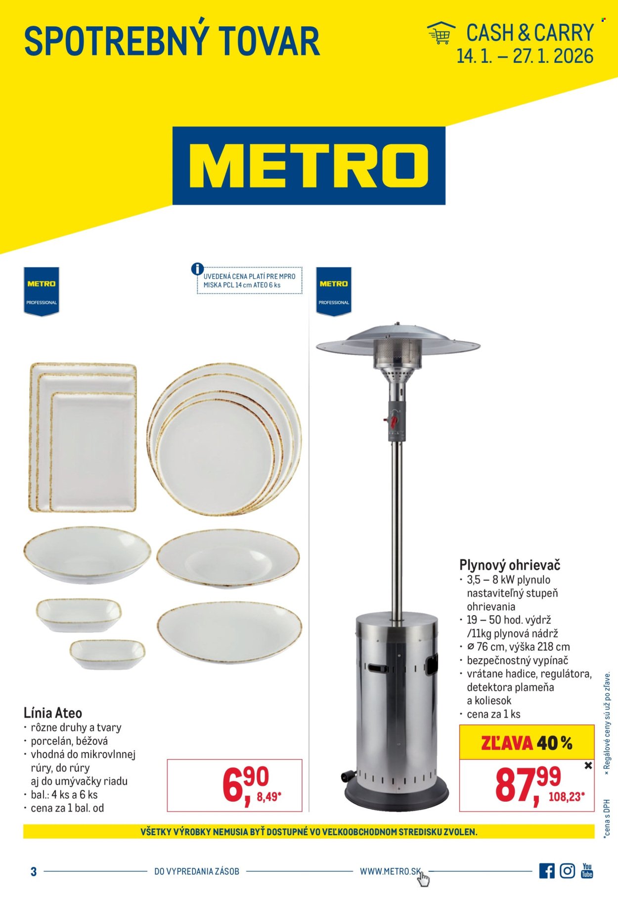 METRO leták - Spotrebný tovar (2026-01-14 - 2026-01-27) | 1