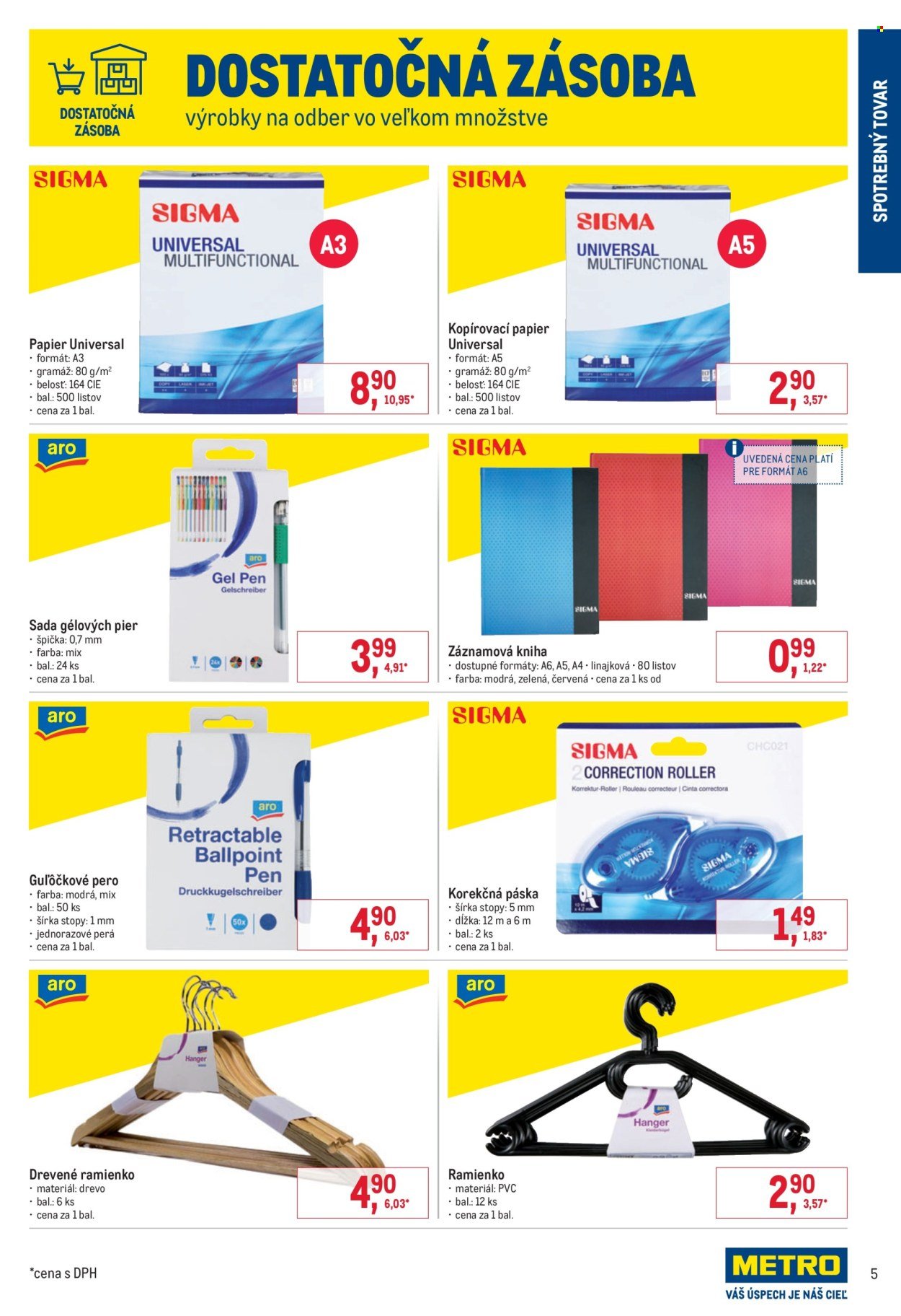 METRO leták - Spotrebný tovar (2026-01-14 - 2026-01-27) | 5