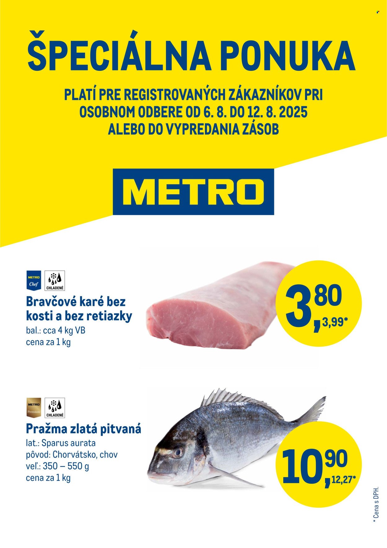 METRO leták - Špeciálna ponuka (2025-08-06 - 2025-08-12) | 1