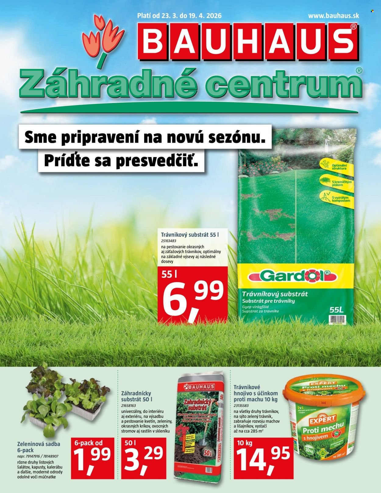 BAUHAUS leták - Katalóg Záhradné centrum (2026-03-23 - 2026-04-19) | 1
