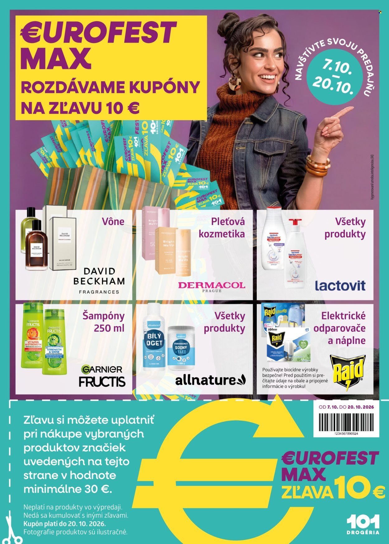 101 DROGERIE leták - Od stredy 7.10.2026