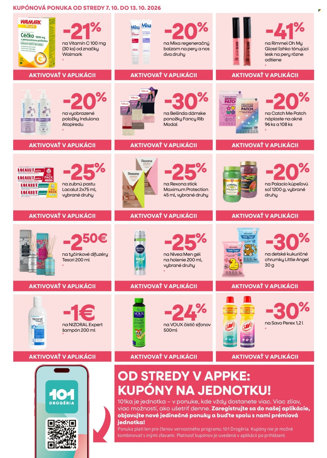 101 DROGERIE leták - Od stredy 7.10.2026