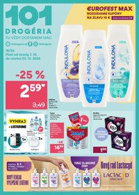 101 DROGERIE leták - Od stredy 7.10.2026
