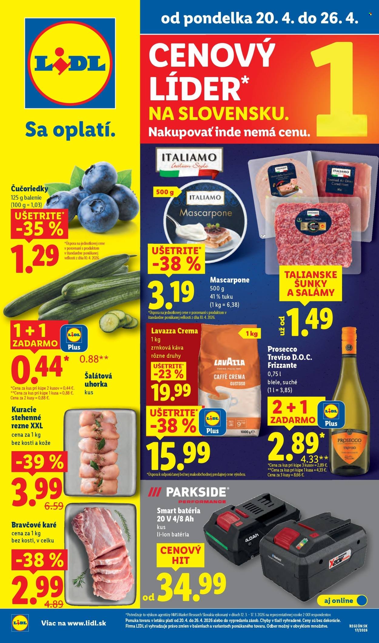 LIDL leták - Od pondelka 20.4.2026 (2026-04-20 - 2026-04-26) | 1