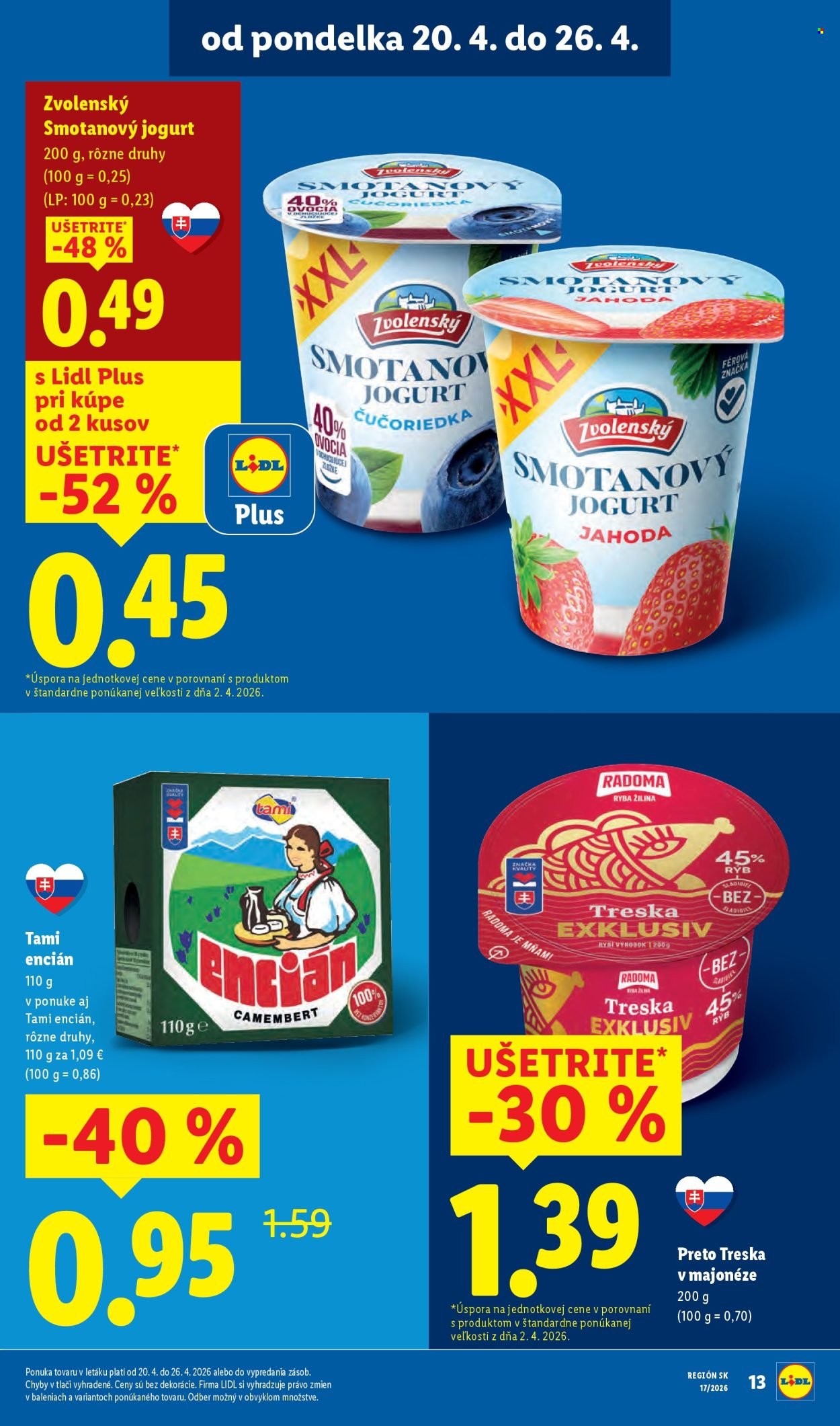 LIDL leták - Od pondelka 20.4.2026 (2026-04-20 - 2026-04-26) | 13