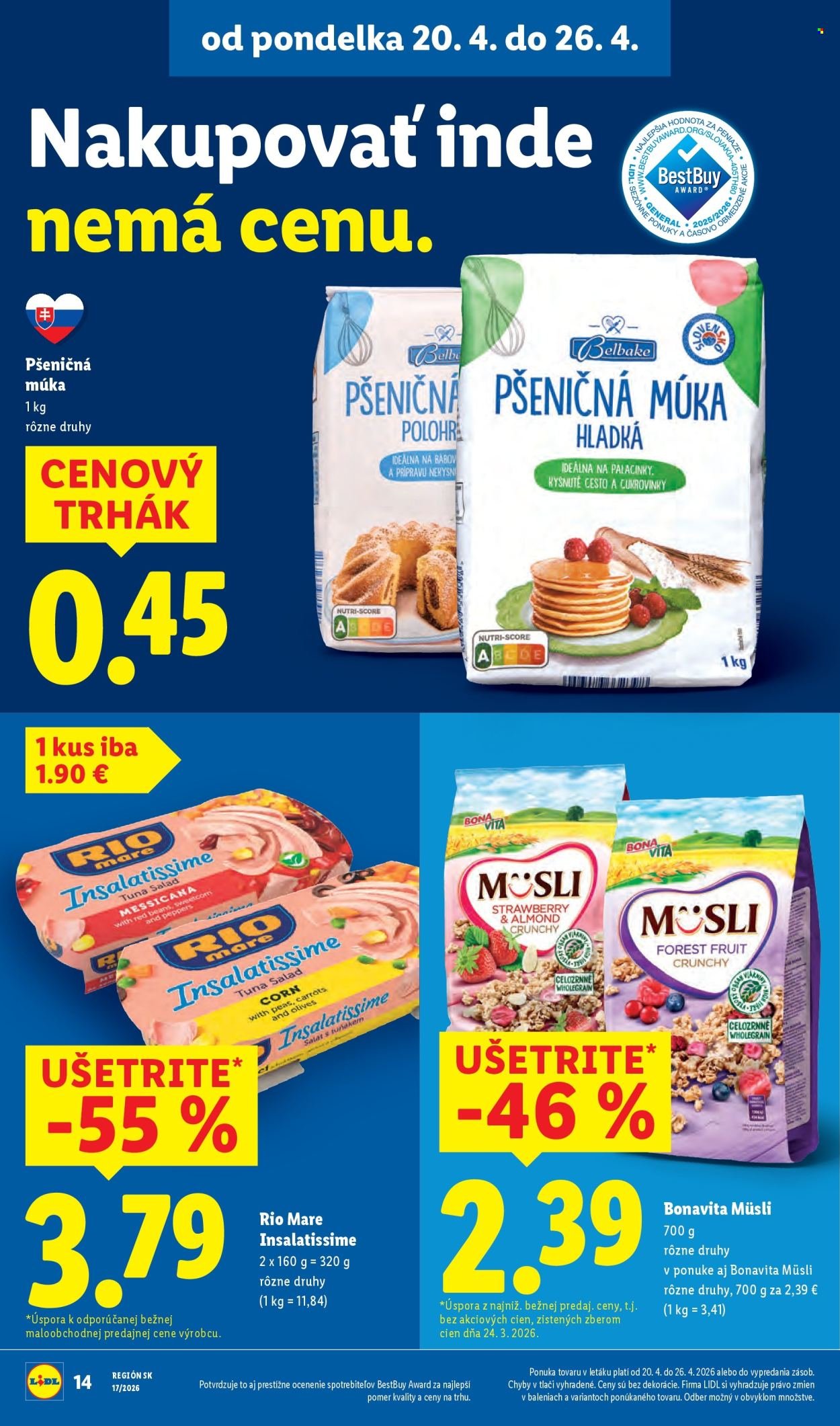 LIDL leták - Od pondelka 20.4.2026 (2026-04-20 - 2026-04-26) | 14