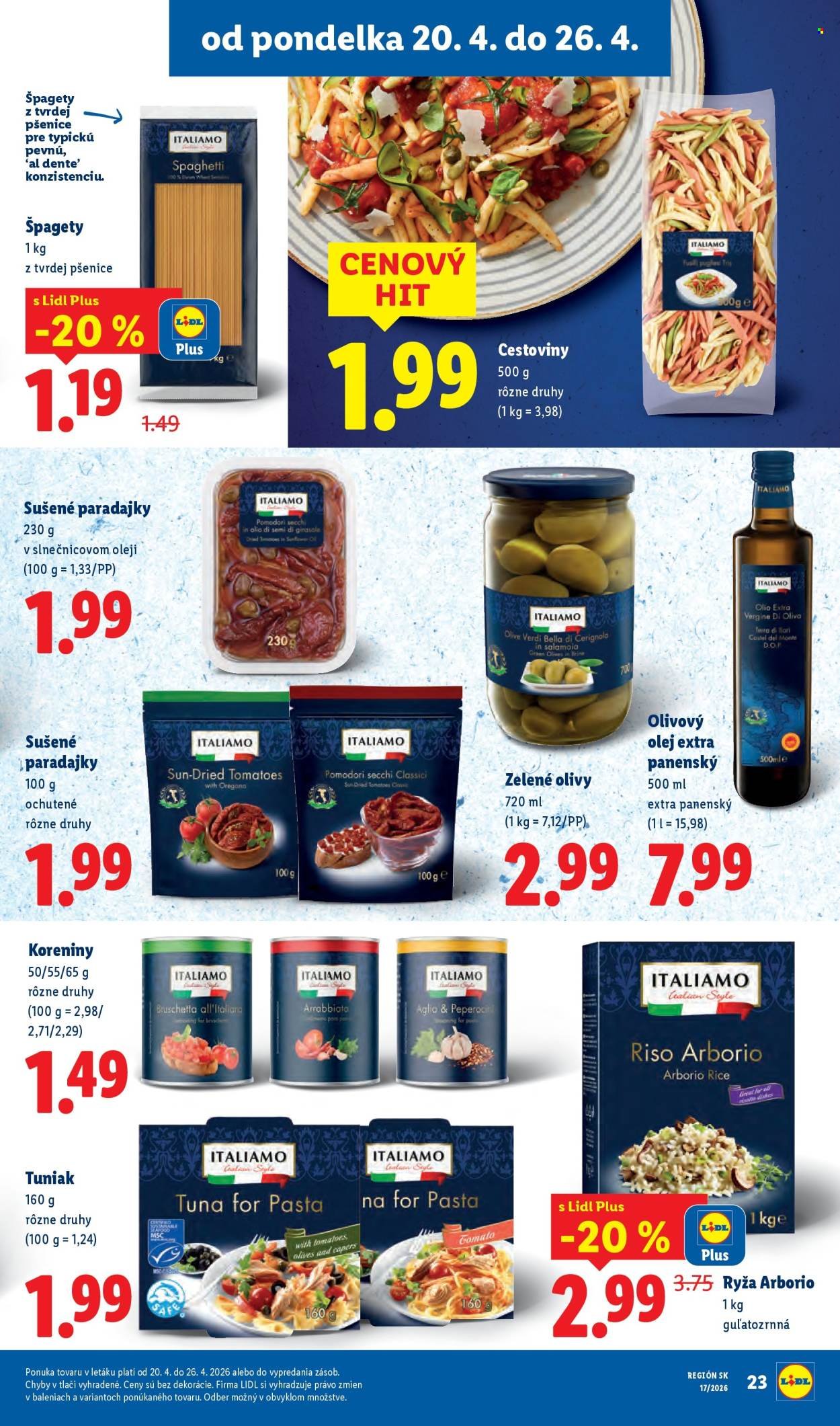 LIDL leták - Od pondelka 20.4.2026 (2026-04-20 - 2026-04-26) | 23