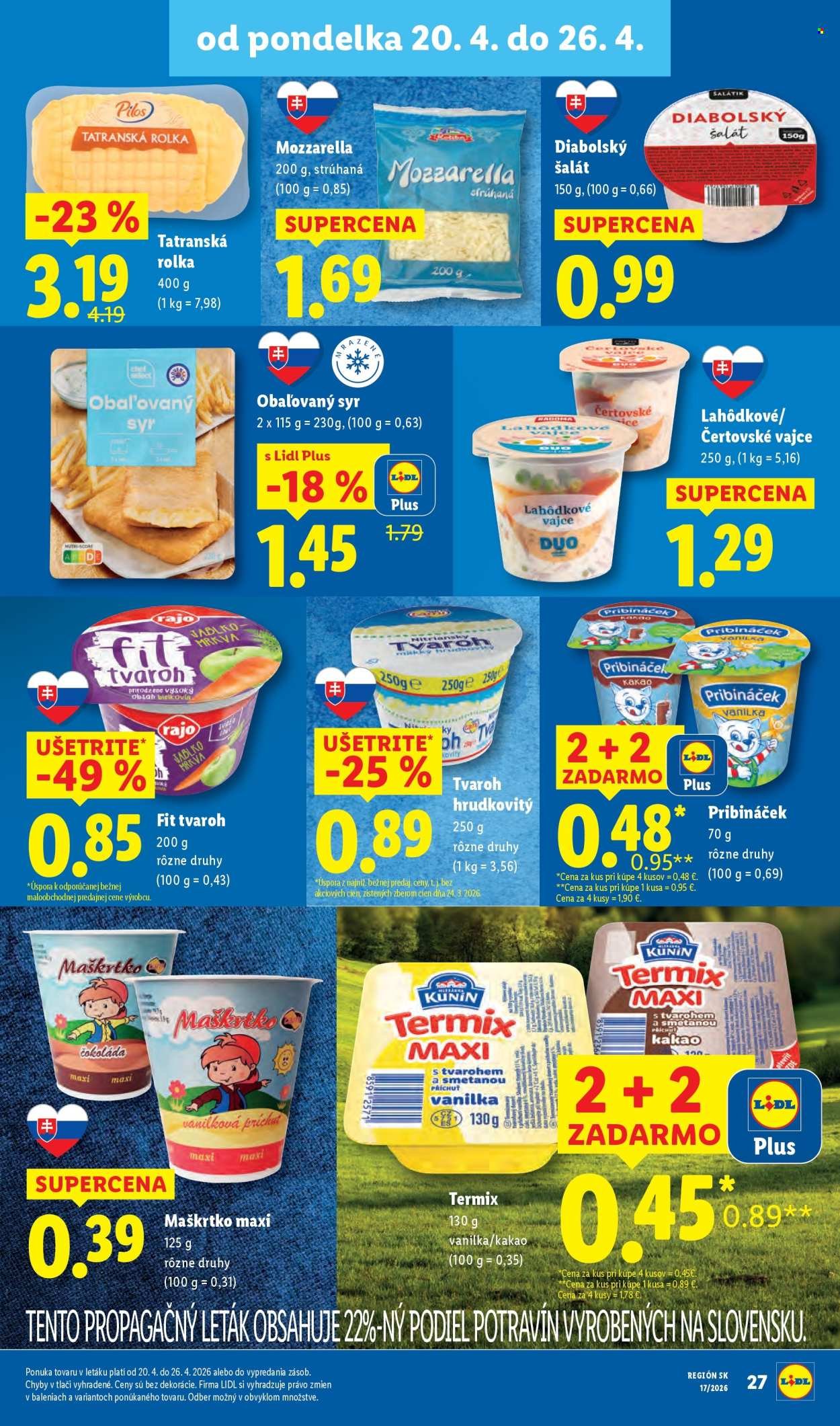 LIDL leták - Od pondelka 20.4.2026 (2026-04-20 - 2026-04-26) | 29