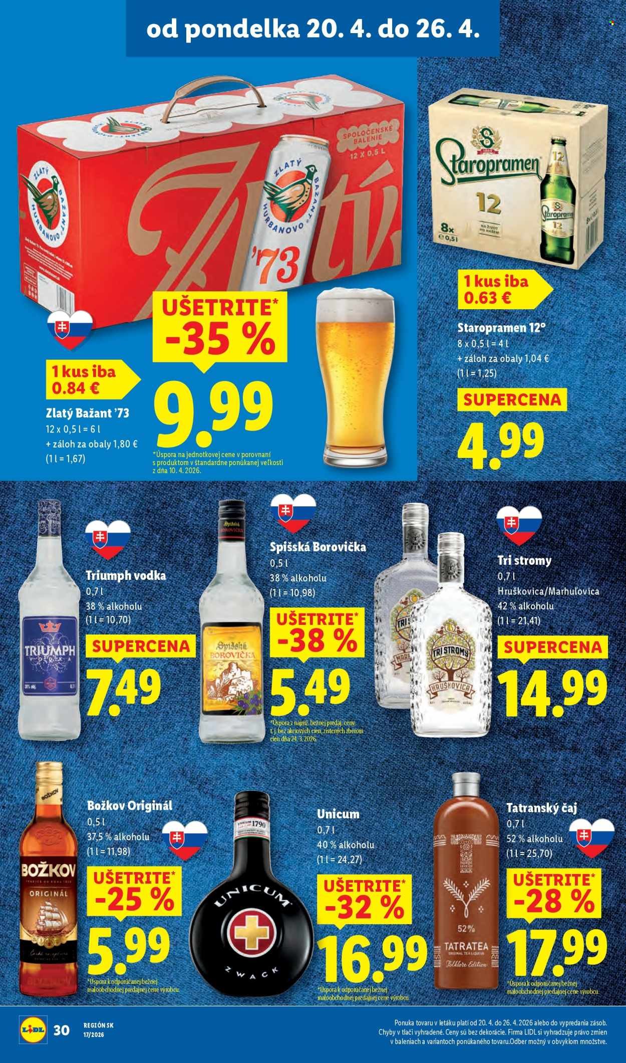 LIDL leták - Od pondelka 20.4.2026 (2026-04-20 - 2026-04-26) | 33