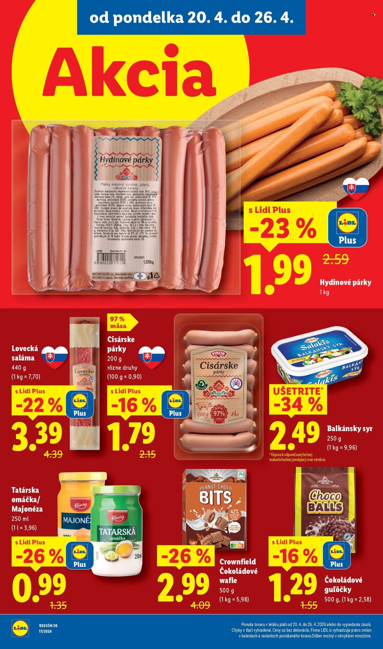 LIDL leták - Od pondelka 20.4.2026 (2026-04-20 - 2026-04-26) | 34