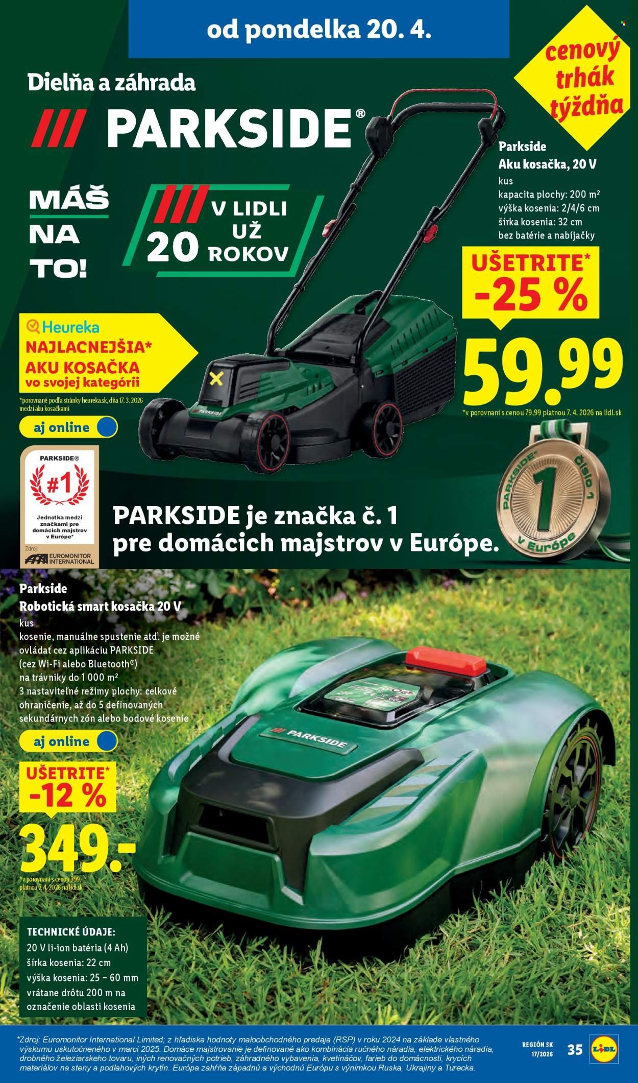 LIDL leták - Od pondelka 20.4.2026 (2026-04-20 - 2026-04-26) | 43