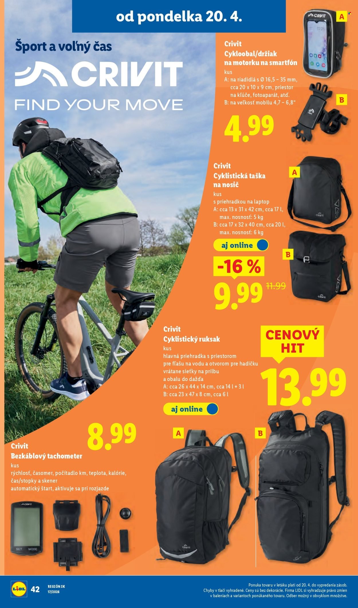 LIDL leták - Od pondelka 20.4.2026 (2026-04-20 - 2026-04-26) | 49