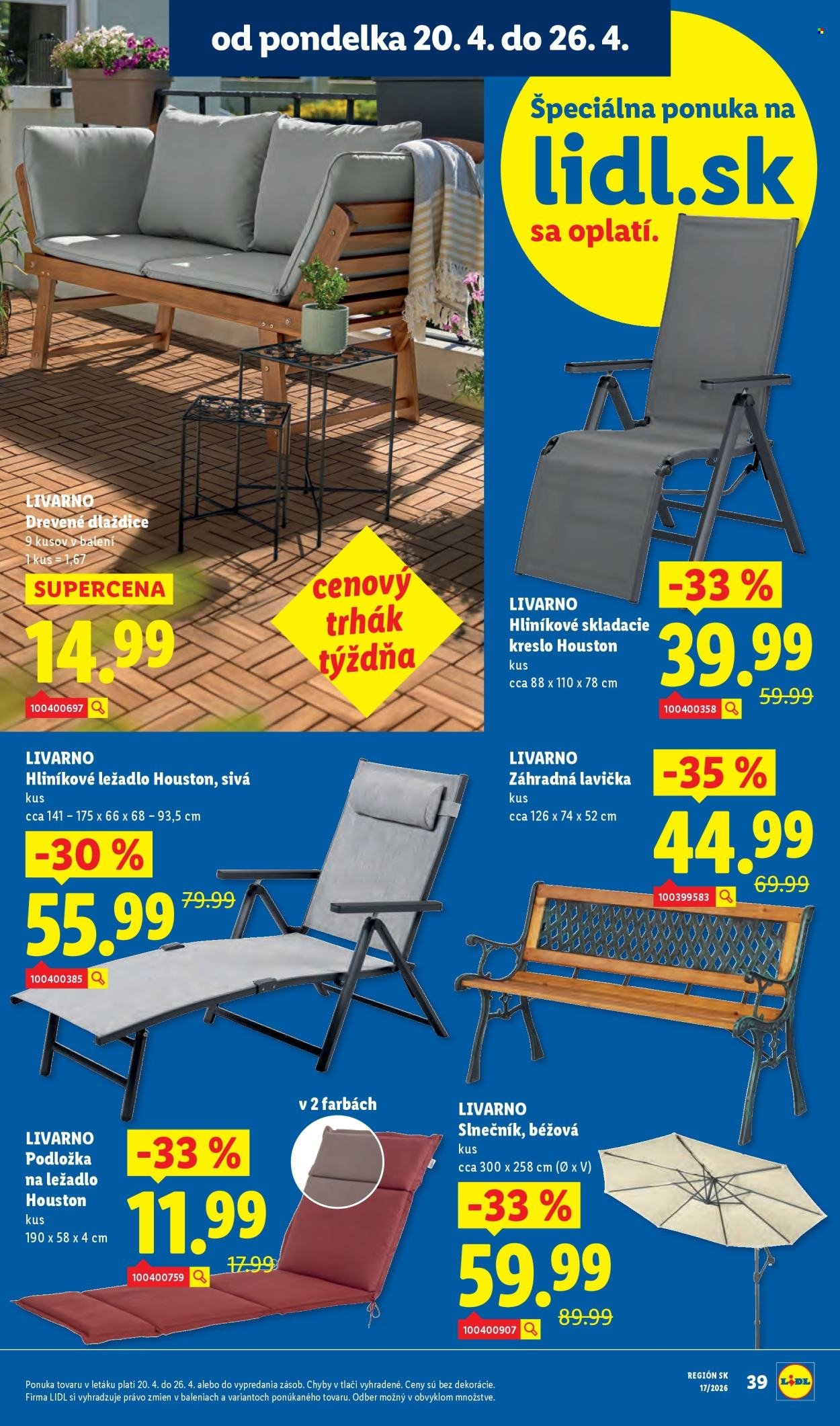 LIDL leták - Od pondelka 20.4.2026 (2026-04-20 - 2026-04-26) | 52