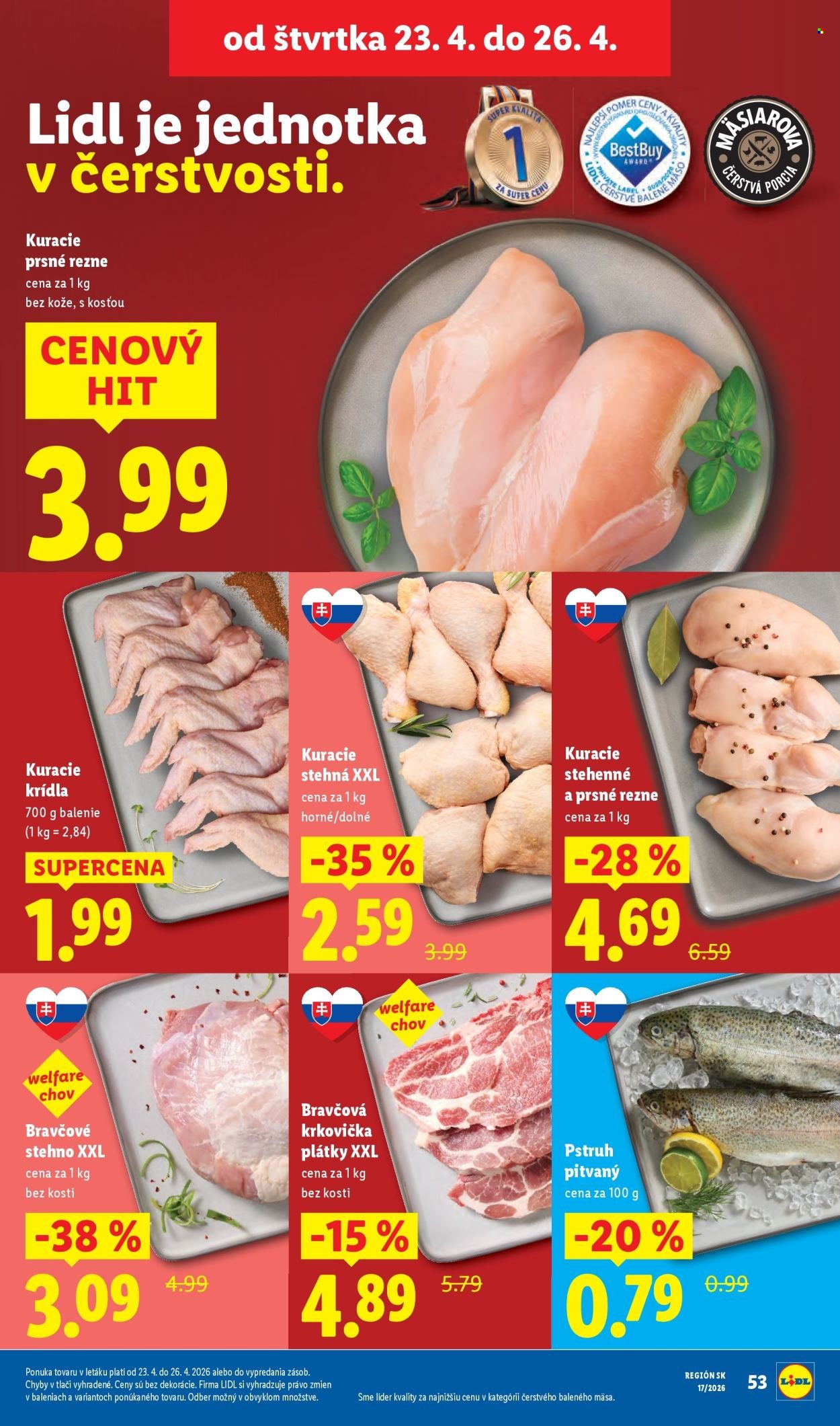 LIDL leták - Od pondelka 20.4.2026 (2026-04-20 - 2026-04-26) | 59