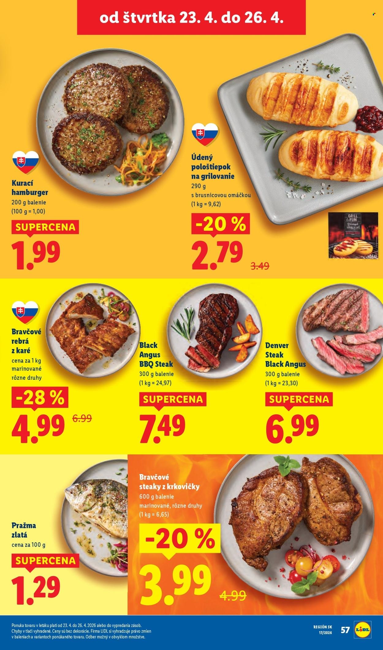 LIDL leták - Od pondelka 20.4.2026 (2026-04-20 - 2026-04-26) | 63