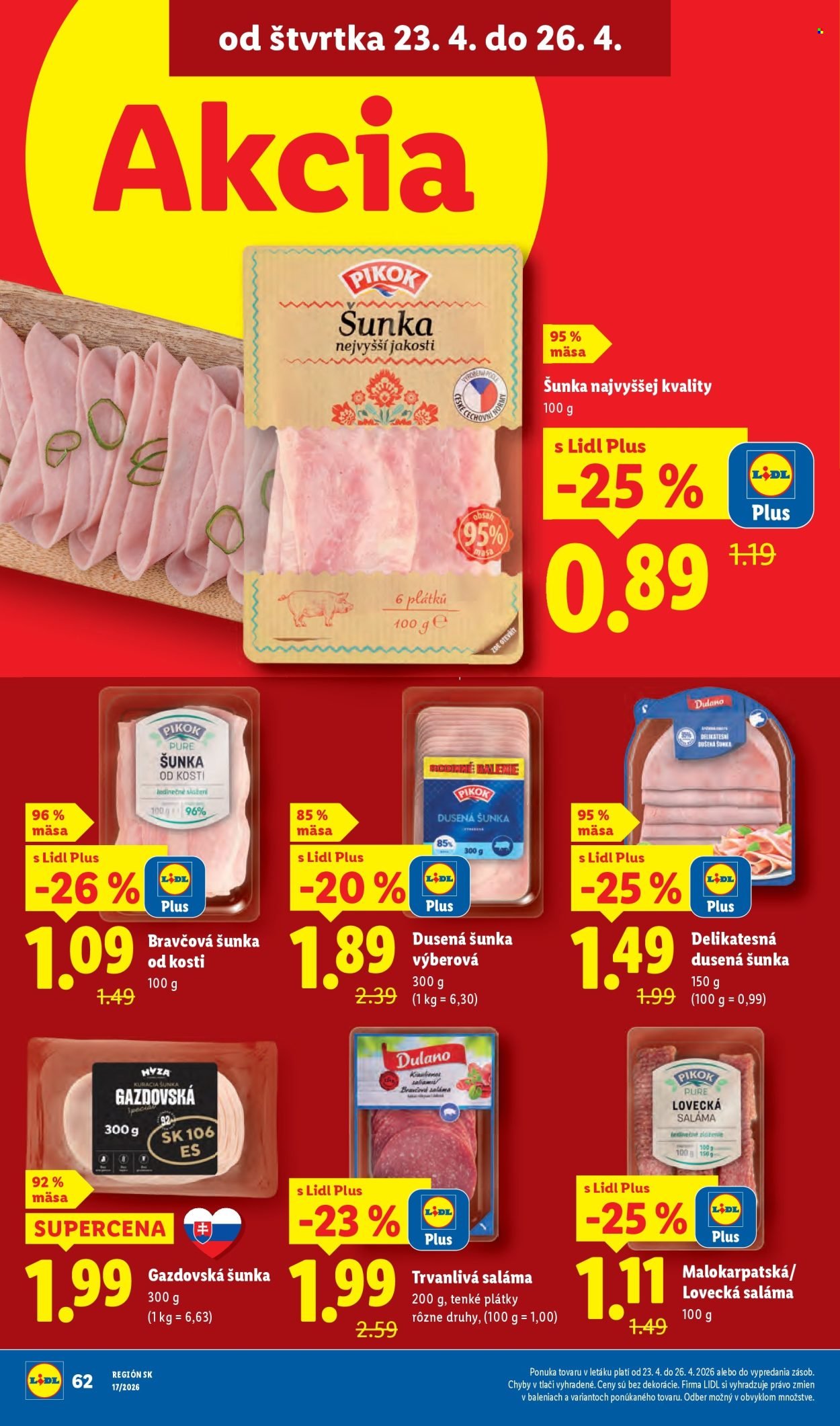 LIDL leták - Od pondelka 20.4.2026 (2026-04-20 - 2026-04-26) | 72