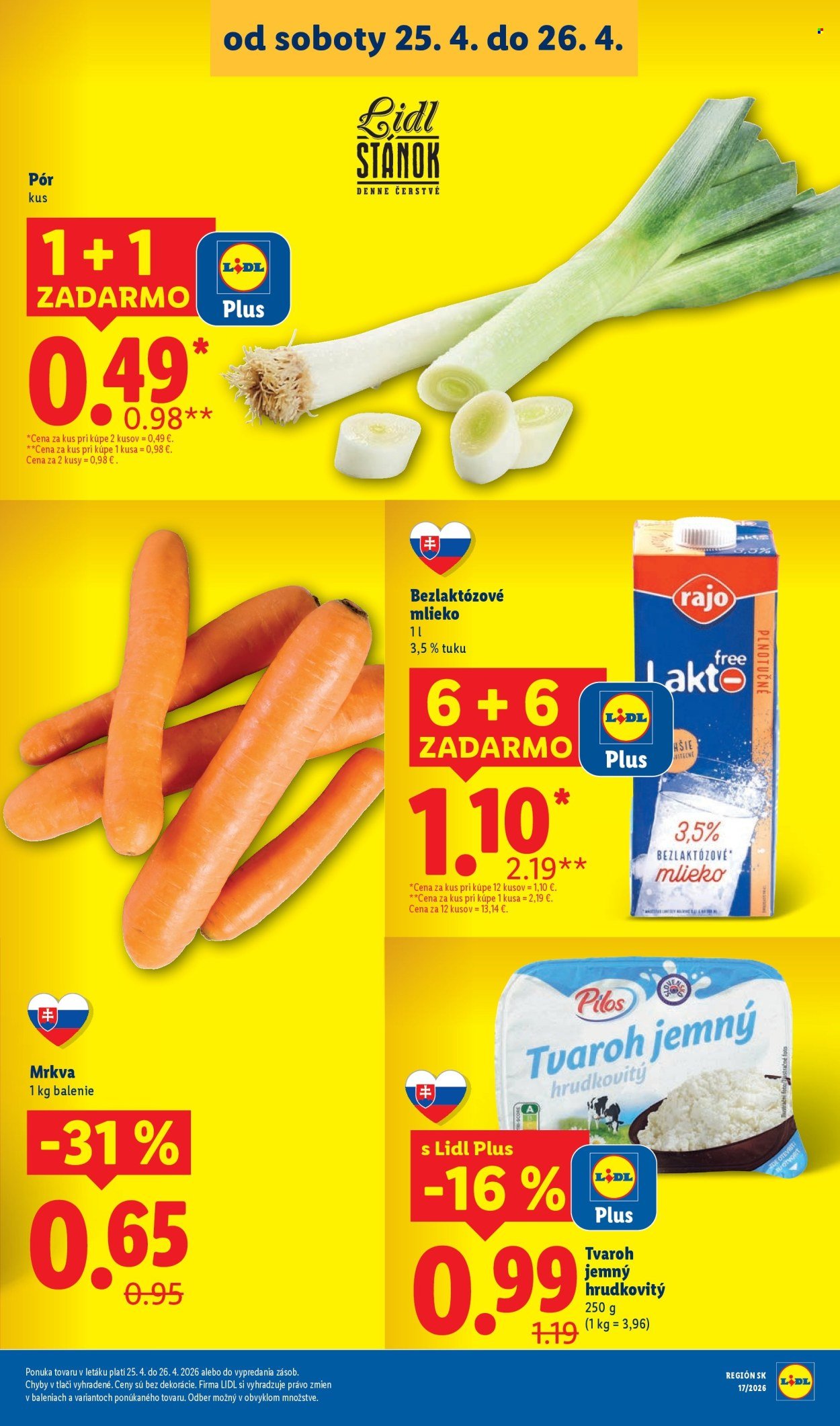 LIDL leták - Od pondelka 20.4.2026 (2026-04-20 - 2026-04-26) | 91