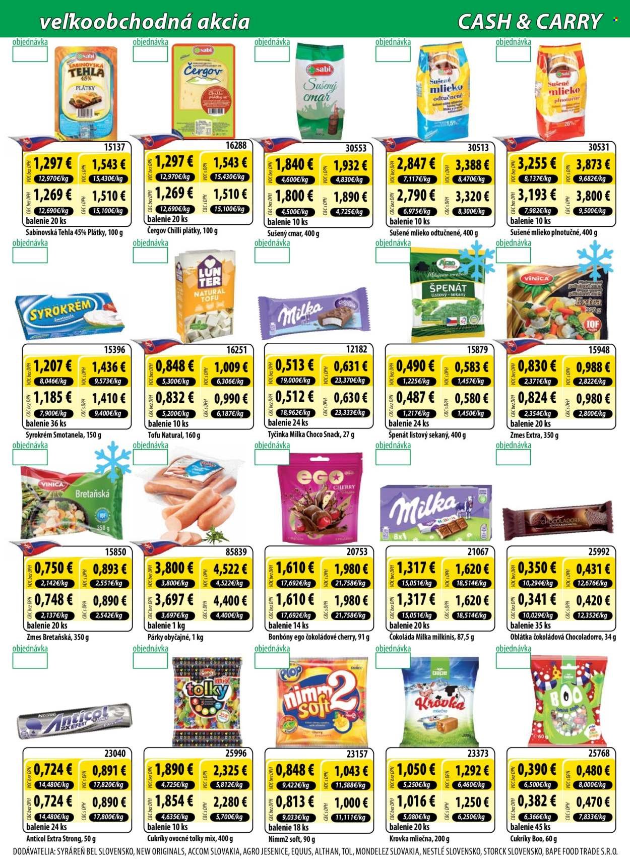 MILK AGRO leták - Cash nad Carry