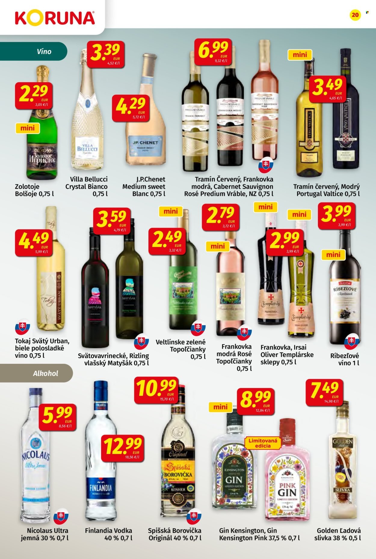 POTRAVINY KORUNA leták - Od piatka 22.5.2026 (2026-05-22 - 2026-06-03) | 20