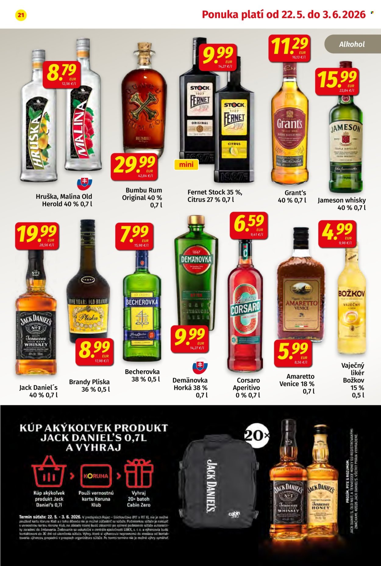 POTRAVINY KORUNA leták - Od piatka 22.5.2026 (2026-05-22 - 2026-06-03) | 21