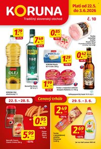 POTRAVINY KORUNA leták - Od piatka 22.5.2026 (2026-05-22 - 2026-06-03)