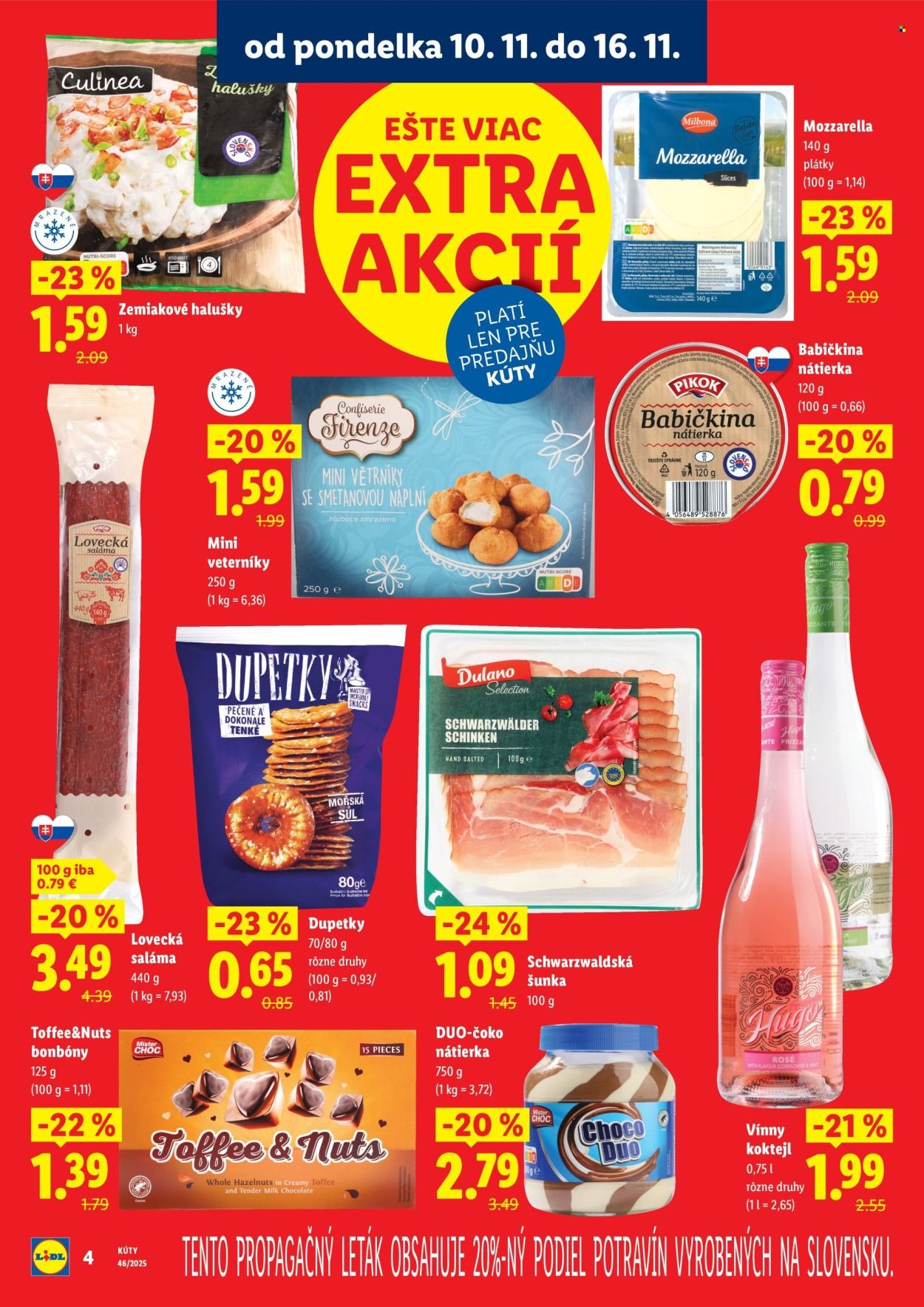 LIDL leták - Nová predajňa v Kútoch (2025-11-10 - 2025-11-16) | 4
