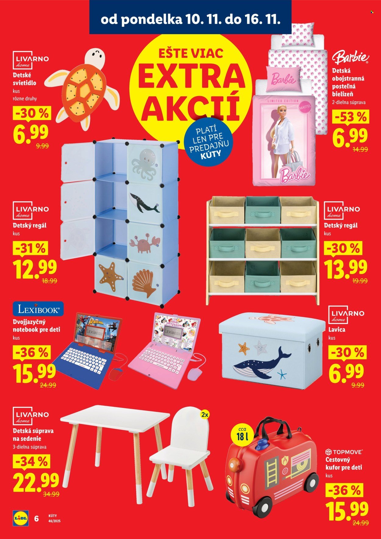 LIDL leták - Nová predajňa v Kútoch (2025-11-10 - 2025-11-16) | 6