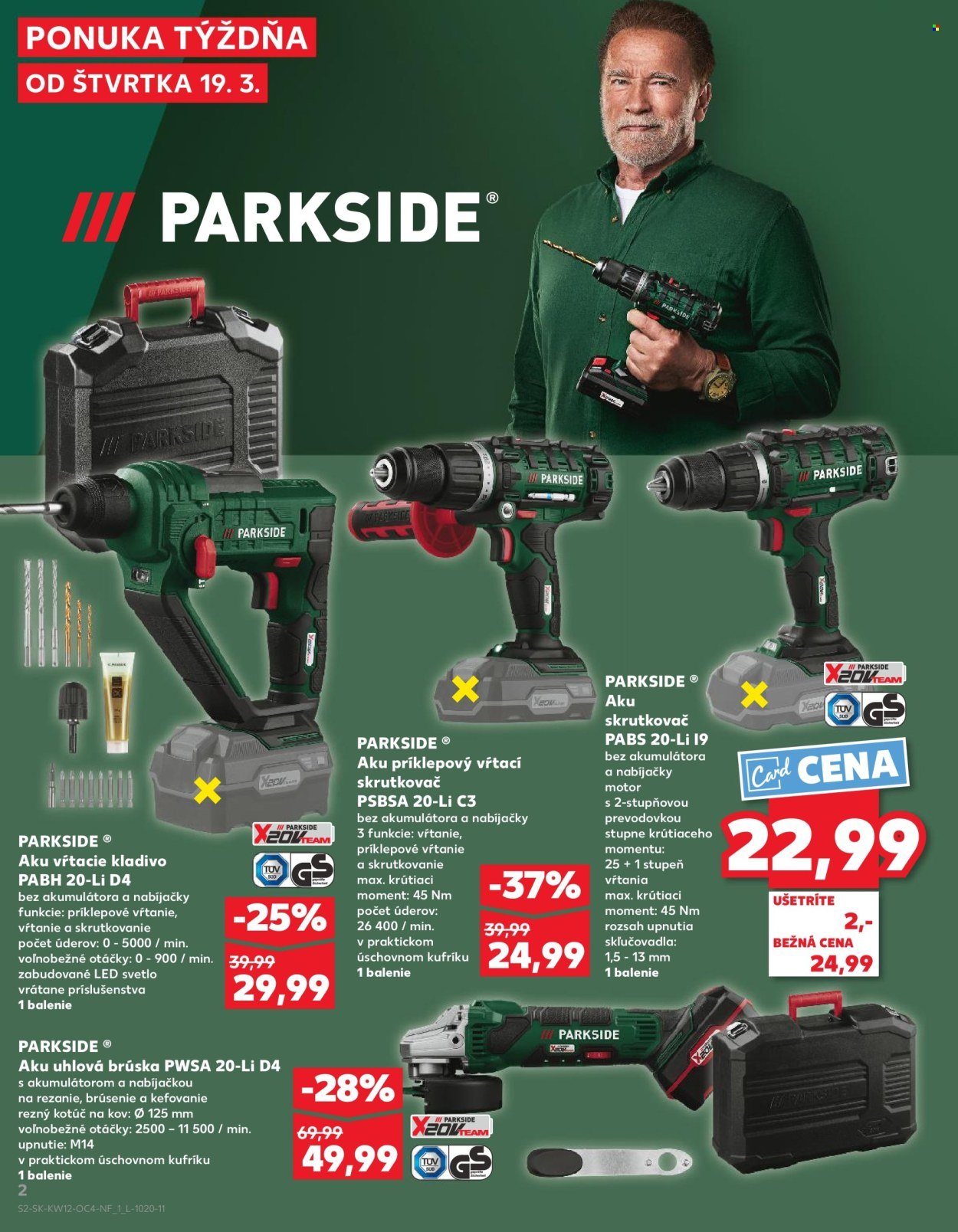 KAUFLAND leták - Objavte náš svet náradia PARKSIDE! (2026-03-19 - 2026-03-25) | 2