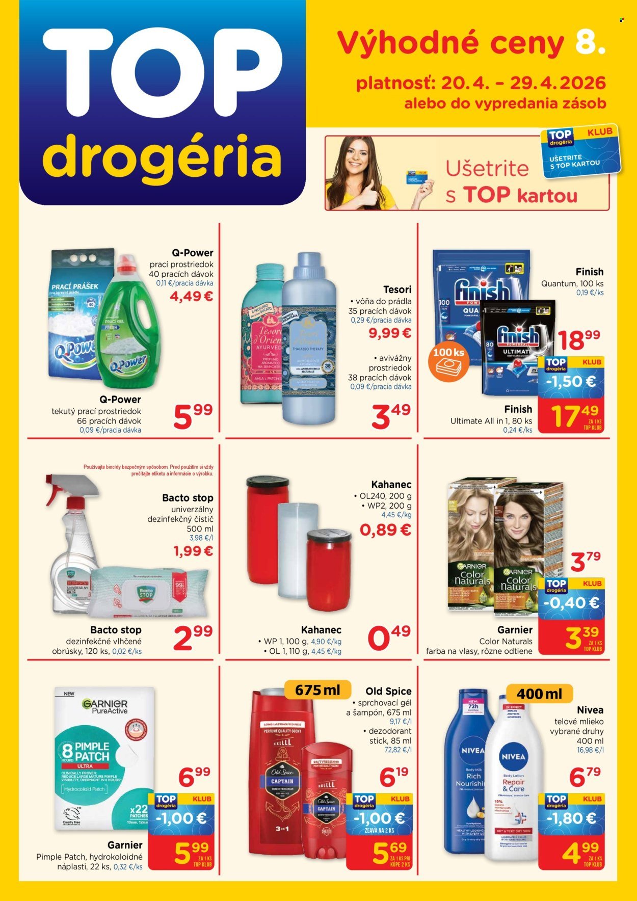 TOP DROGÉRIA leták - Od pondelka 20.4.2026 (2026-04-20 - 2026-04-29) | 1