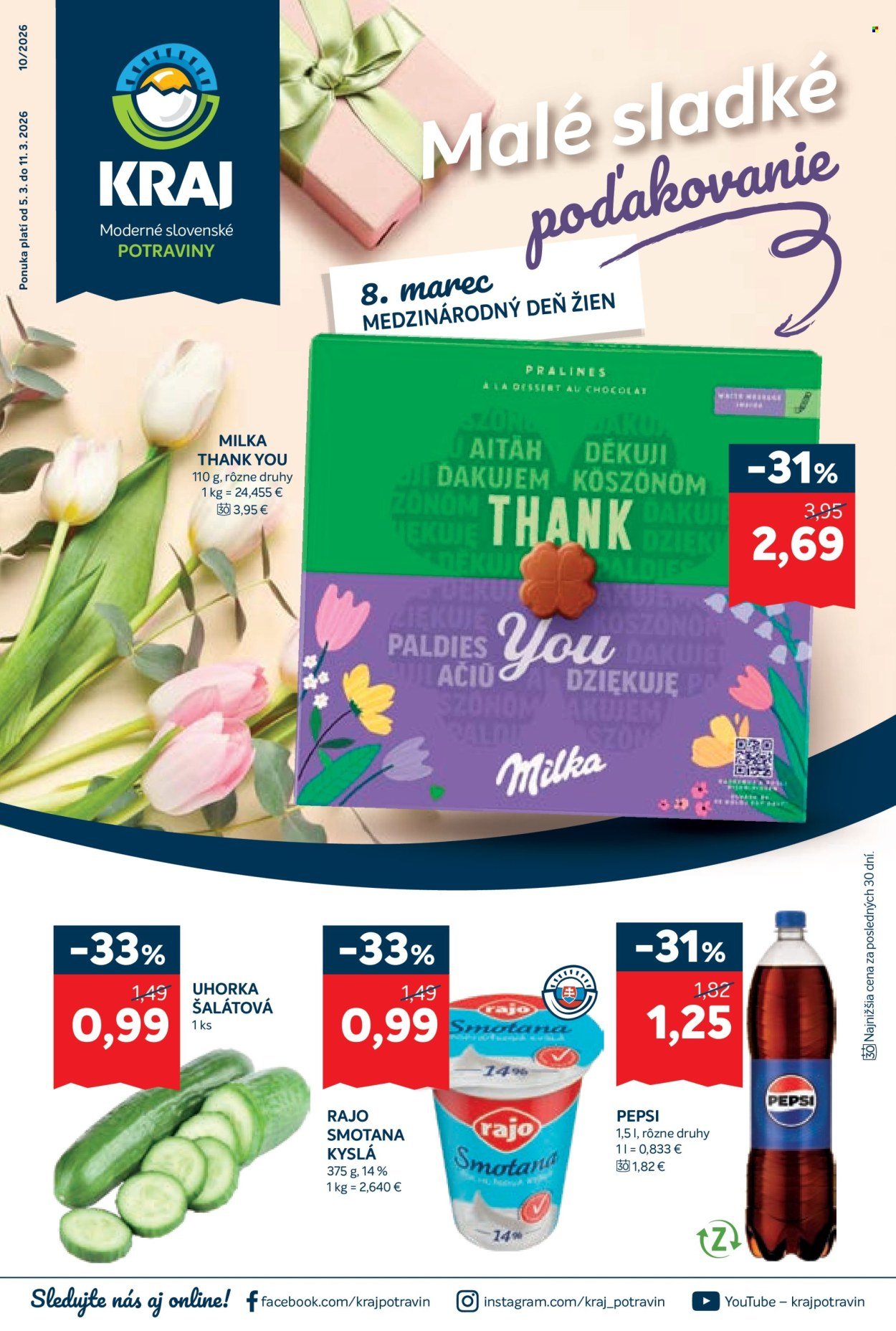 KRAJ leták - Od štvrtka 5.3.2026 (2026-03-05 - 2026-03-11) | 1