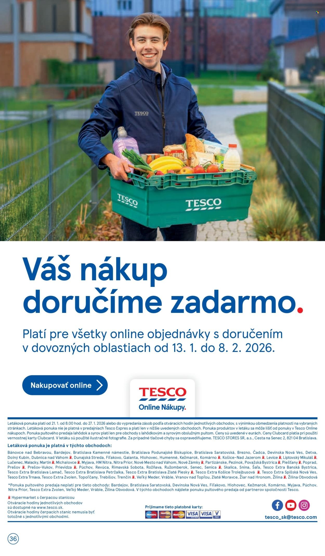 TESCO leták - Od stredy 21.1.2026 (2026-01-21 - 2026-01-27) | 36