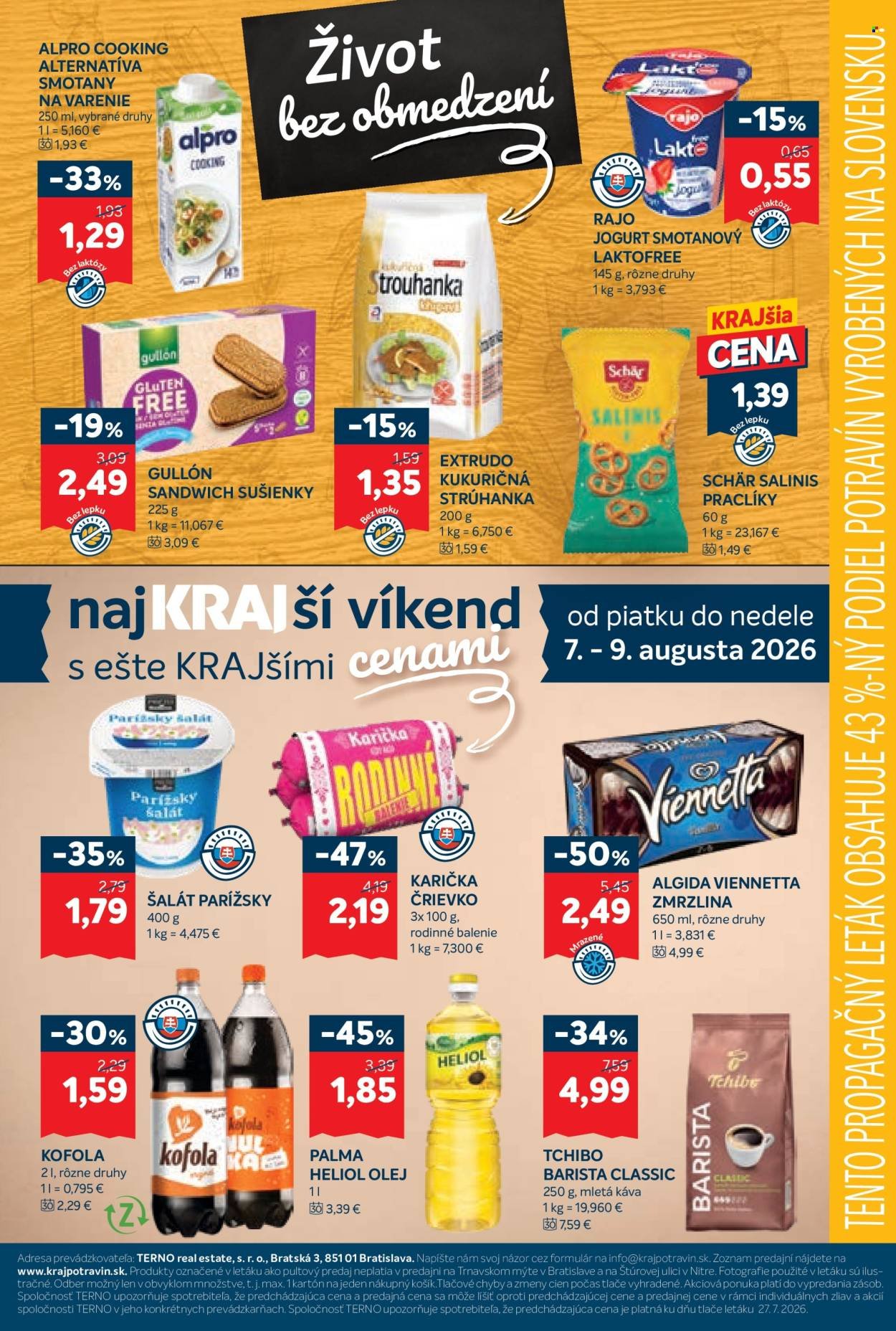 KRAJ leták - Od štvrtka 6.8.2026