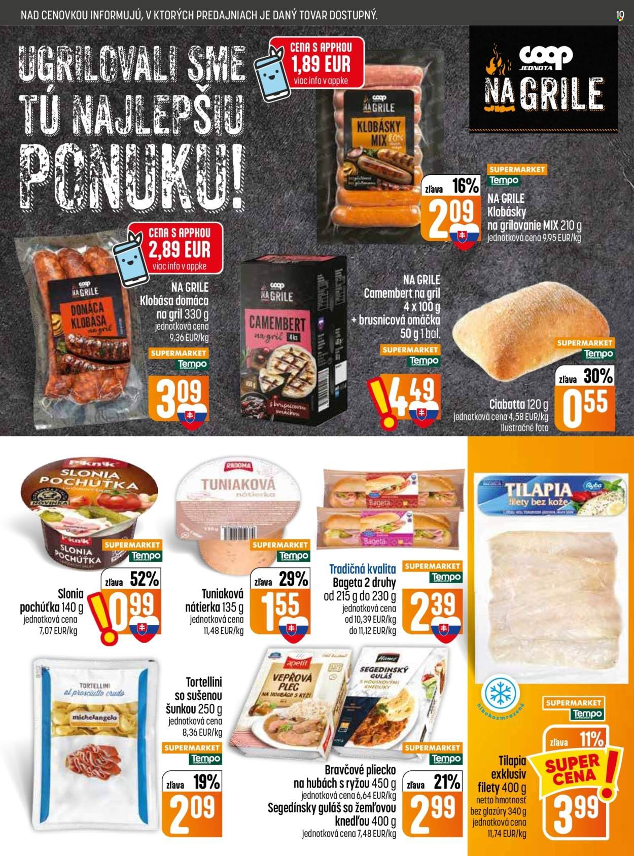 COOP JEDNOTA leták - Od štvrtka 9.7.2026