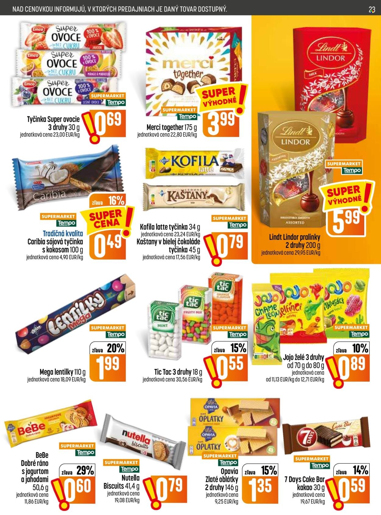 COOP JEDNOTA leták - Od štvrtka 9.7.2026