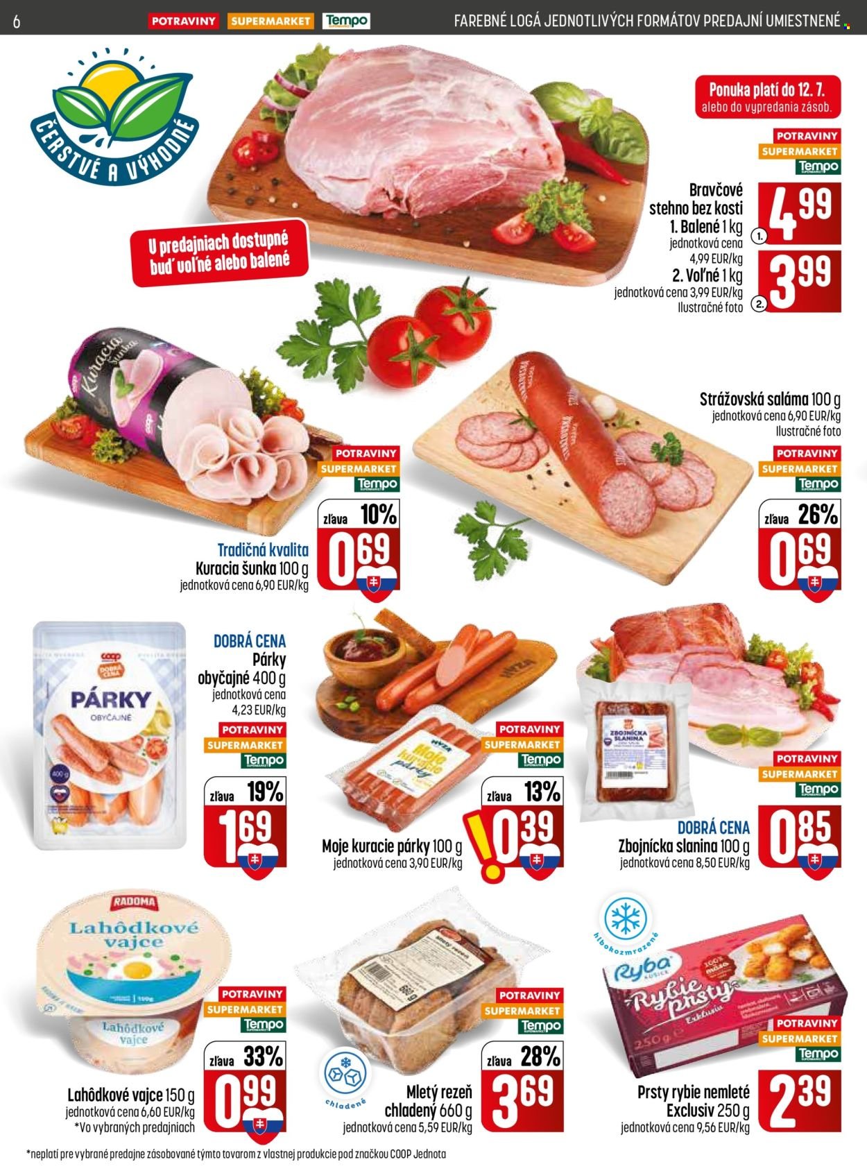 COOP JEDNOTA leták - Od štvrtka 9.7.2026