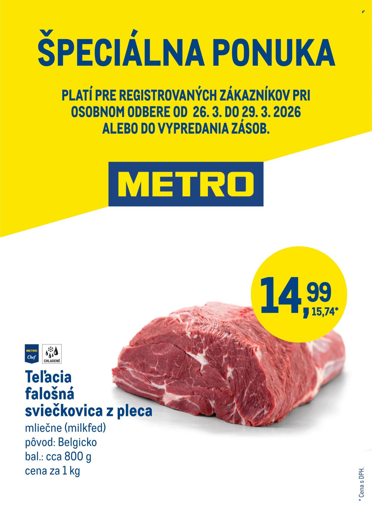 METRO leták - Víkendová ponuka (2026-03-26 - 2026-03-29) | 1